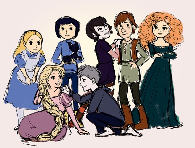 (Fan art) Merida, Rapunzel, Jack et Hiccup - The Big Four - Page 15 Tumbl153