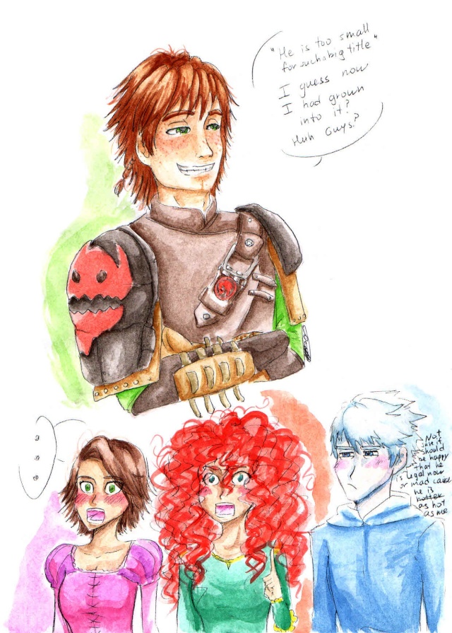 (Fan art) Merida, Rapunzel, Jack et Hiccup - The Big Four - Page 16 Tumbl195
