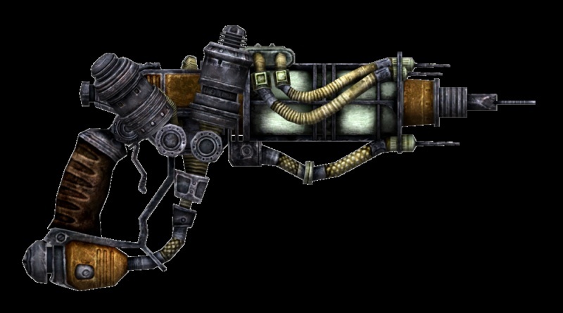 Fallout 3/ Fallout New Vegas weapons (mostly just artwork) ((how many can you name?)) 1000px15