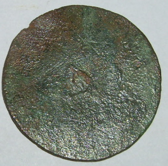 bouton de cape motif damier géométrique XVIIIe XIXe. Imgp7623