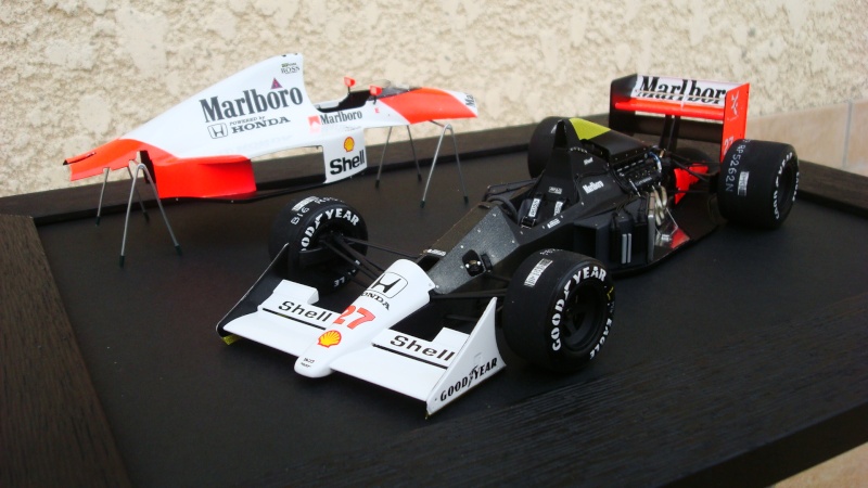 MP4/5 B numero 27 Ayrton Senna 10610