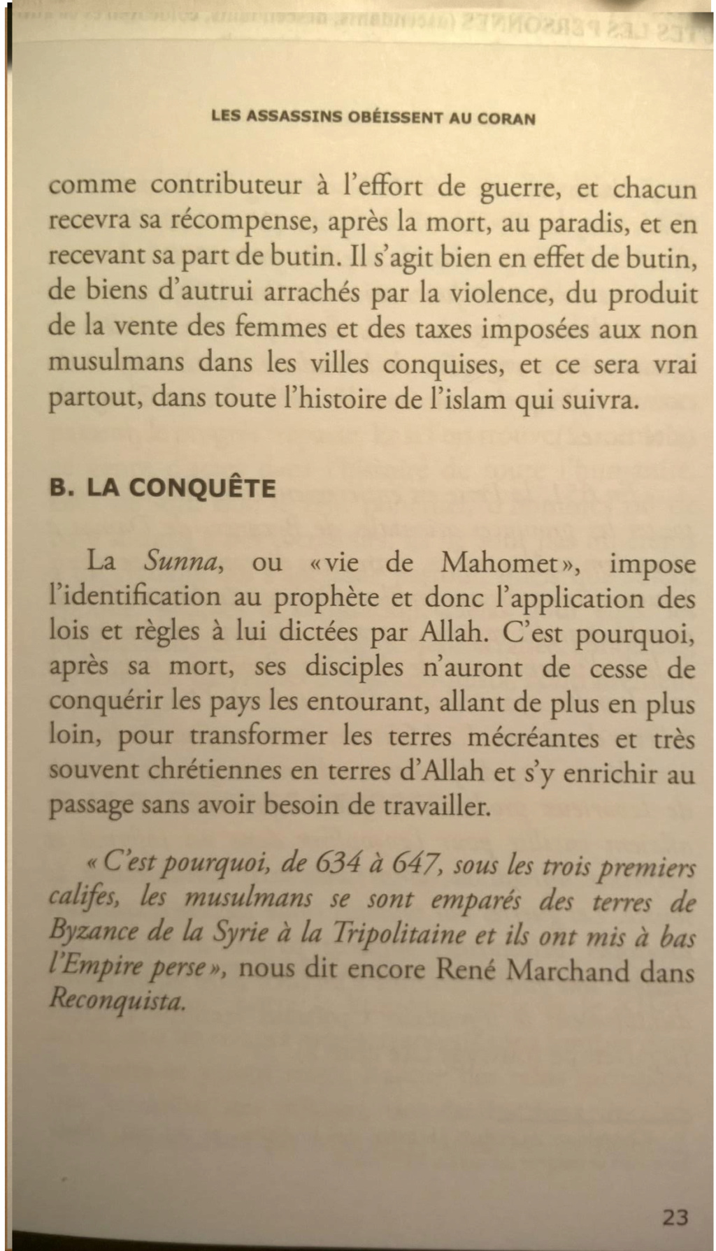 Les assassins obéissent au coran ( Christine Tasin professeur agrégé )  Li410