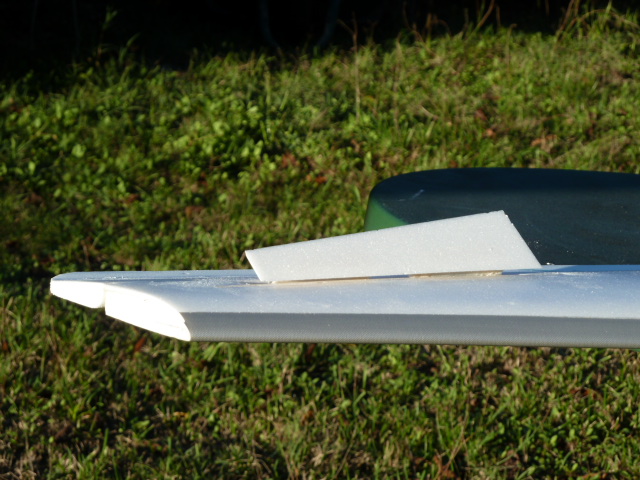 Construction avion de chasse : Une aile volante sans dérive P1010210