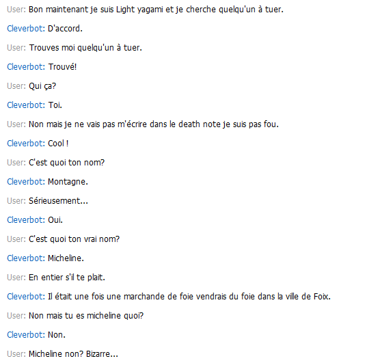 Cleverbot 2110
