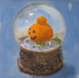 33rd Painting:  Boo!  Boo_111