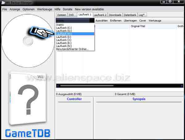 Tutorial: Wii Backup Manager 0.4.4 0310