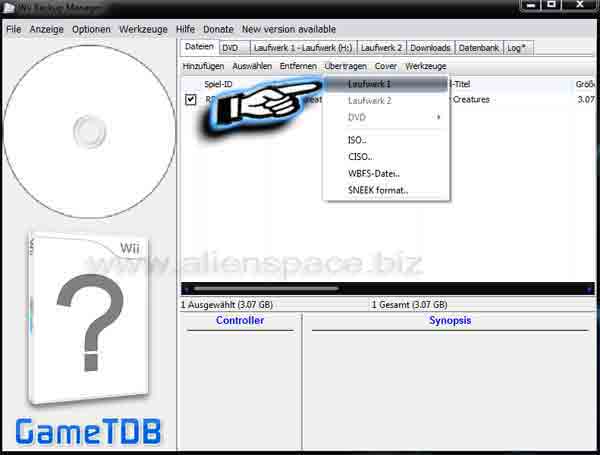 Tutorial: Wii Backup Manager 0.4.4 0410