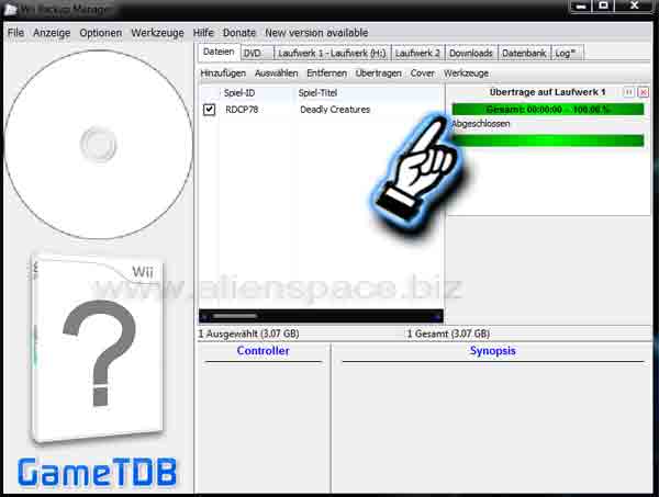 Tutorial: Wii Backup Manager 0.4.4 0510