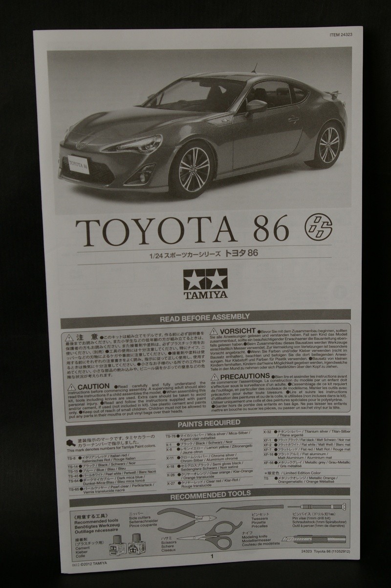 Toyota 86 Tamiya 1/24 Imgp3121