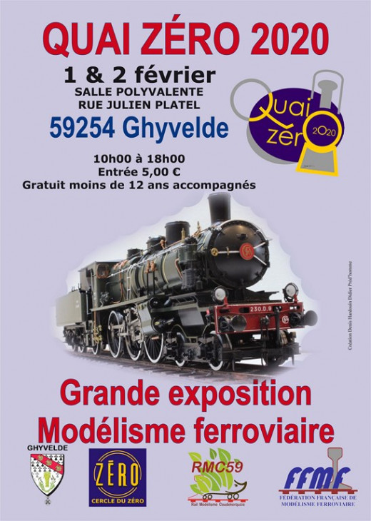 59254 Ghyvelde, Quai Zéro 1 et 2 fev 2020 Affich10