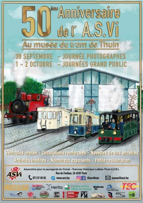 ASVi, musée du tram vicinal, à Thuin  - Page 2 Fb_img14