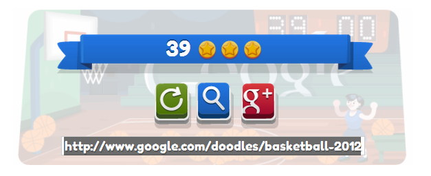 Jeu google ... Basket-ball 3 point :) Basket11