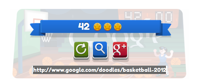 Jeu google ... Basket-ball 3 point :) Basket12