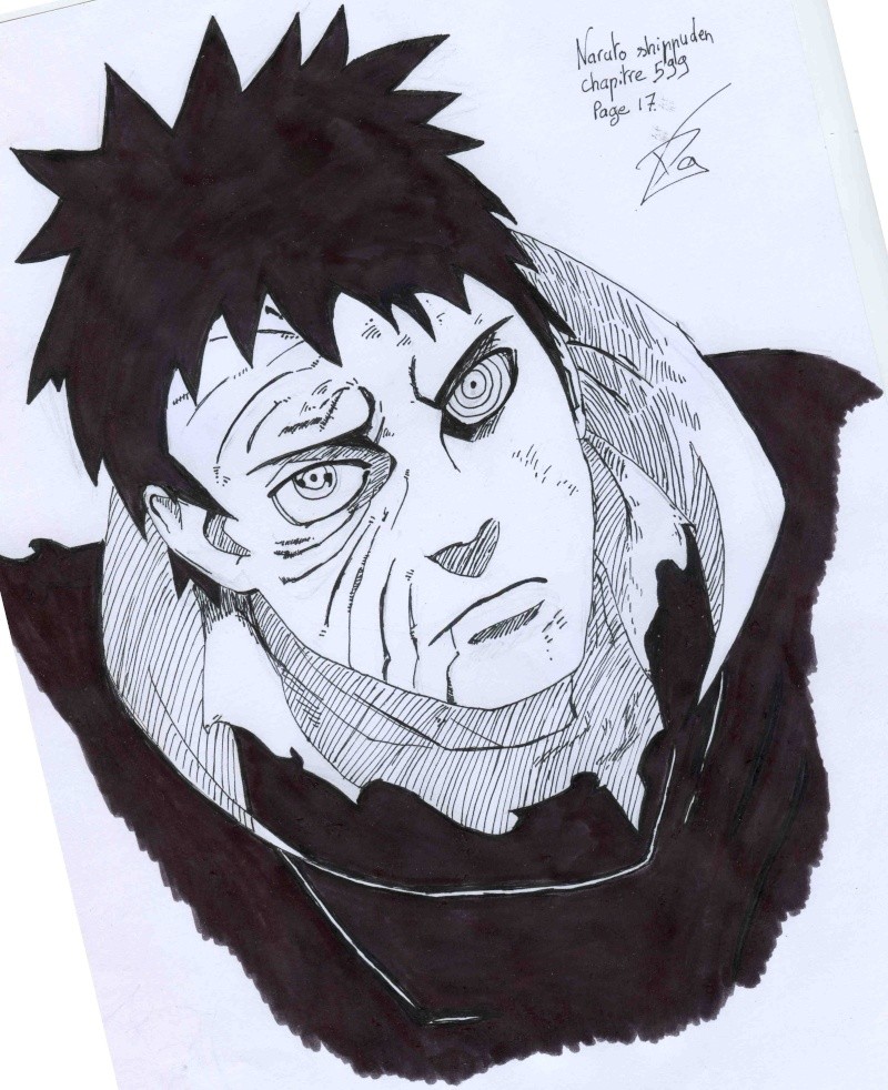 Mon "Premier" Dessin de Naruto - Page 2 Obito10