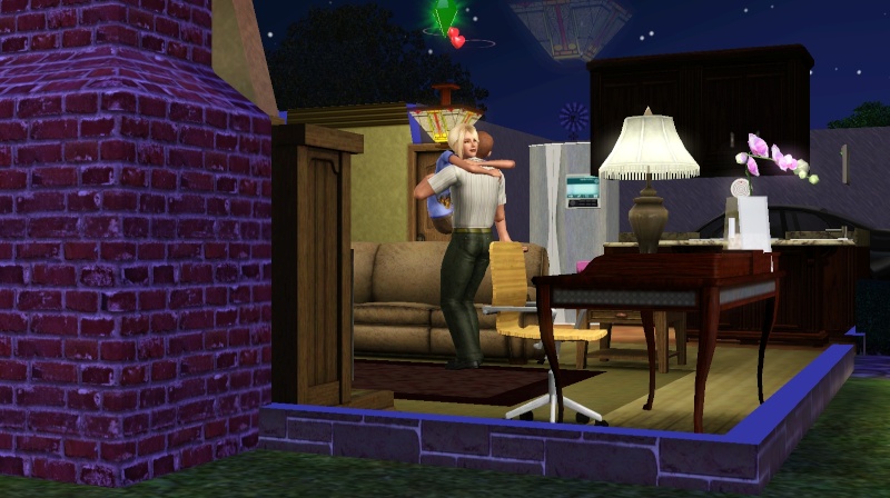 My sims single father just died. Screen12