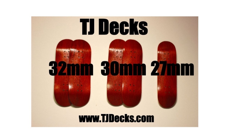 TJ Decks New Mini Stock (multiple widths) Diff_w10