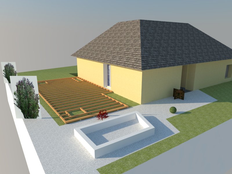 Projet terrasse en bois Struct11