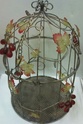 Floral decorative bird cage 129