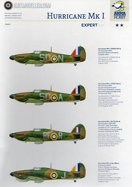 [ARMA HOBBY]-Hurricane Mk 1 métal wings - 1/72 - Page 4 A011bb10