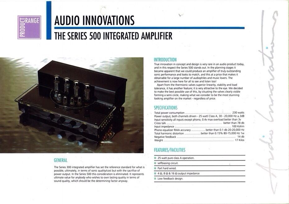 Audio Innovations 500 ... il "Tempietto" - Pagina 3 Deplia10