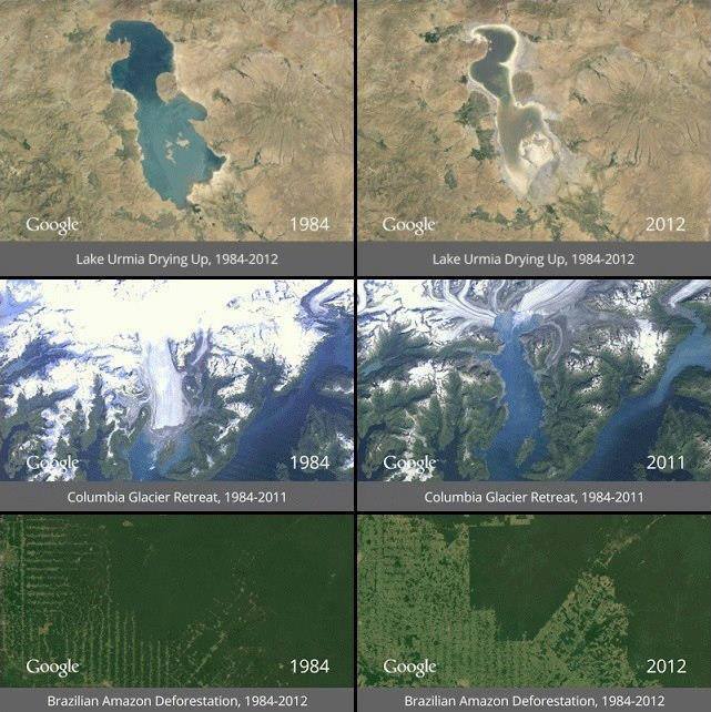How our planet has changed for the last three decades.. 96888610