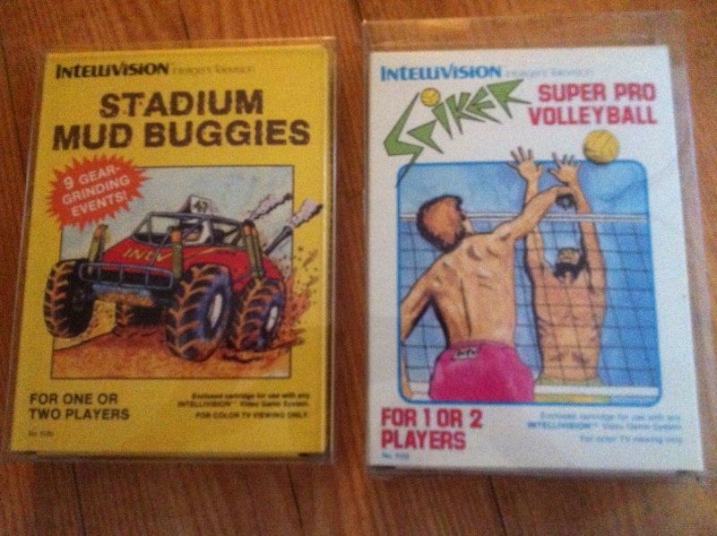 2 nouveaux jeux dans ma collection Intellivision : SMB et Spiker 510