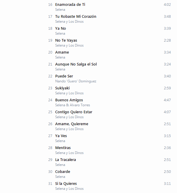 Selena - La Leyenda (Super Deluxe Edition) [iTunes Plus AAC M4A] - Album  212
