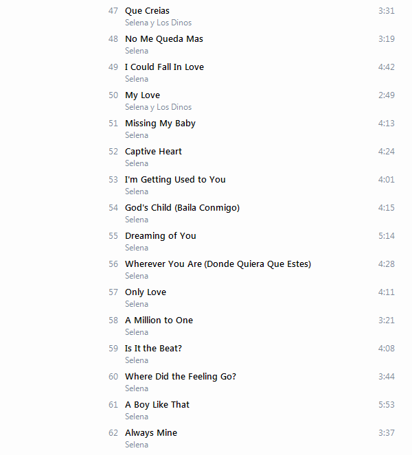 Selena - La Leyenda (Super Deluxe Edition) [iTunes Plus AAC M4A] - Album  414