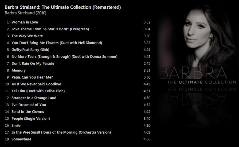 Barbra Streisand - The Ultimate Collection (Remastered) [iTunes Plus AAC M4A] - Album  Captur42