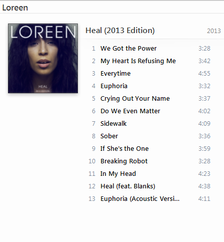 Loreen - Heal (2013 Edition) [iTunes Plus AAC M4A] - Album Lorenn10