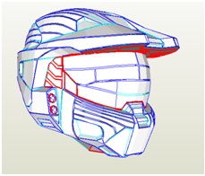 Réalisation Mark VI Armor et 1-2 weapons  Helmet10