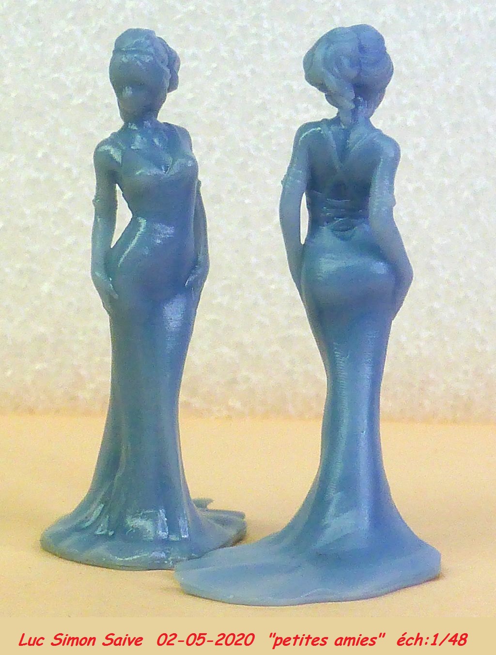 Impression 3D résine UV - Figurine 1 "Petite amie" Girl_014