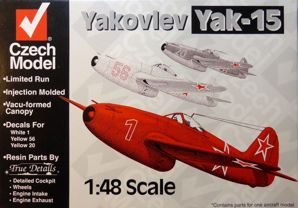 Fil rouge 2022 / CCCP * Yakovlev Yak-15 - Czech Model 1/48 Yak15010