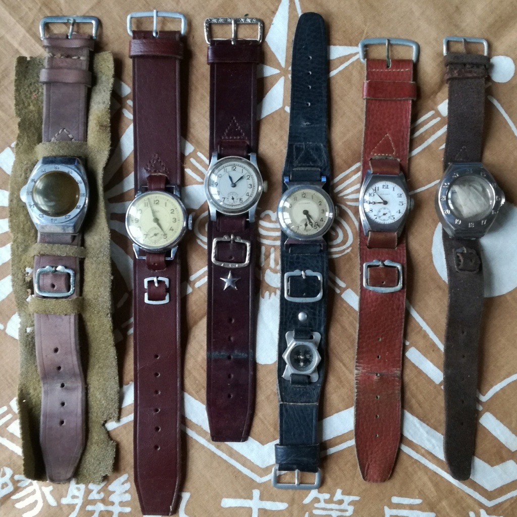 Ma collection de bracelets de montres japonais de la seconde guerre mondiale. Img_2190