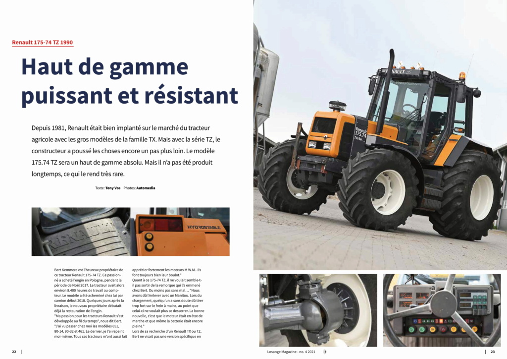 Losange Magazine, une revue avec des tracteurs Renault  Lm04f_10