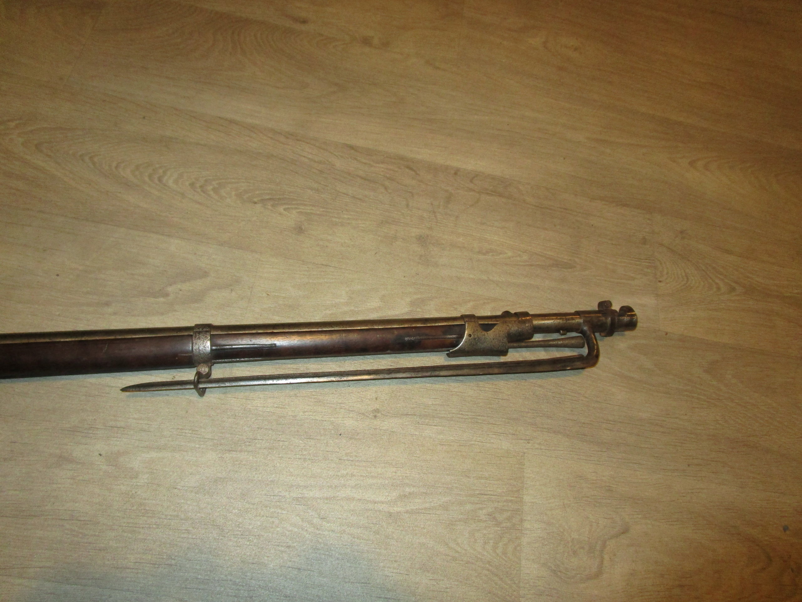 Fusil modèle 1822 Tbis avec sa baïonnette et sa baguette  Img_1510