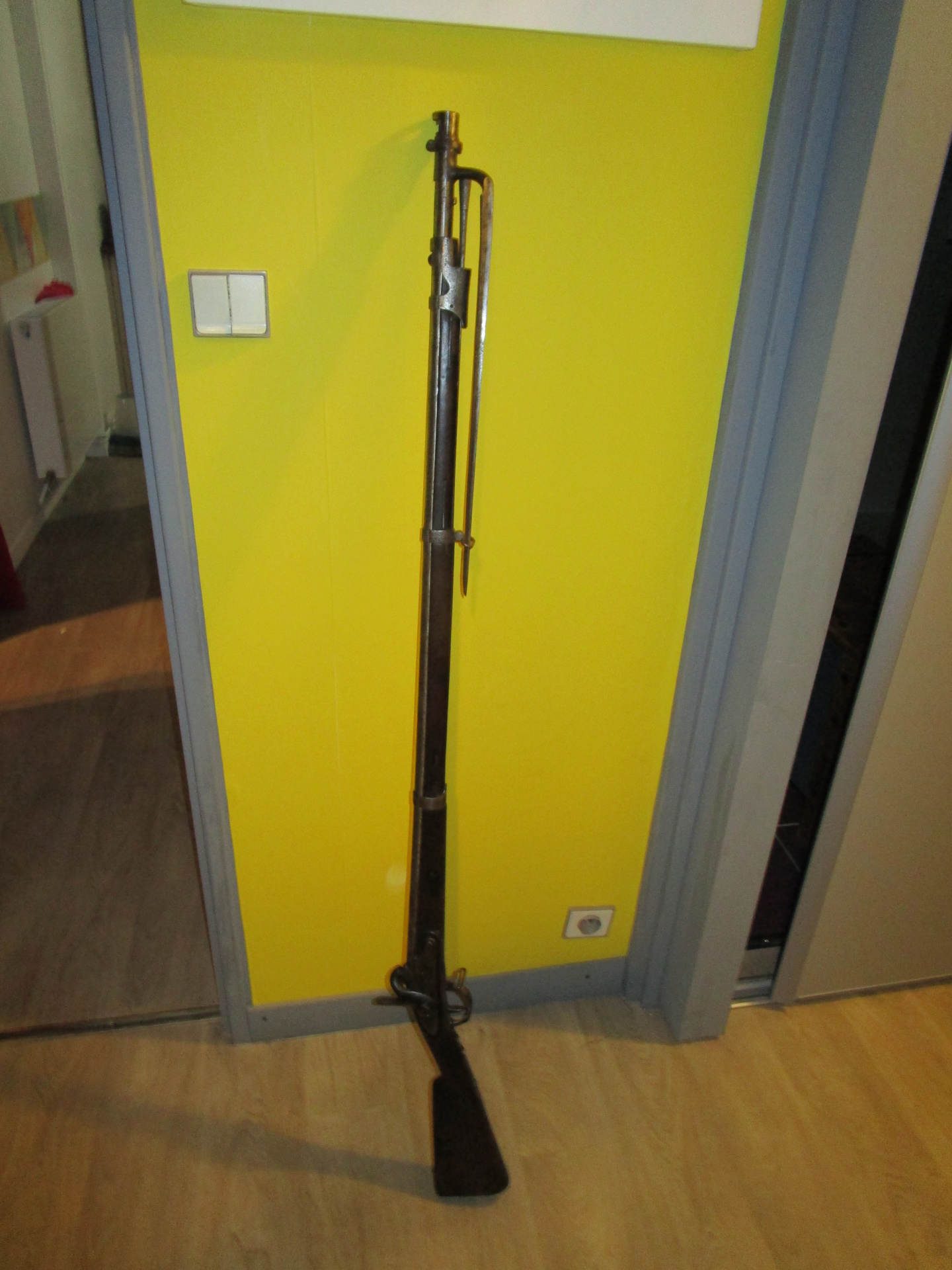 Fusil modèle 1822 Tbis avec sa baïonnette et sa baguette Img_1511