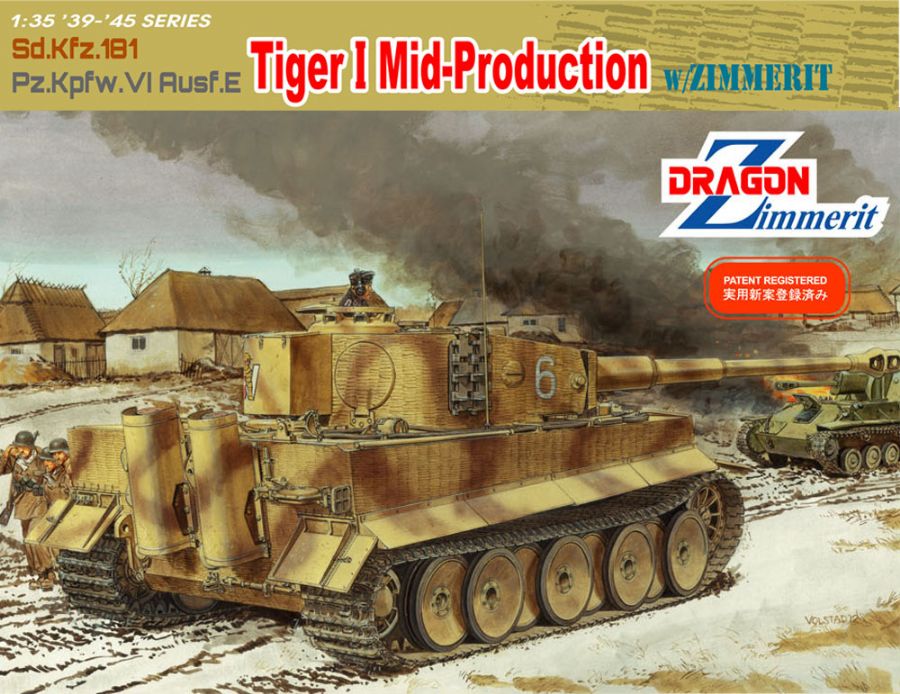 Tigre I Milieu de Production Dragon 1/35ième 4039_010
