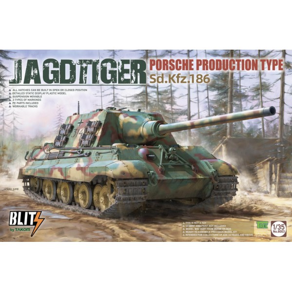 Jagdtiger Early Production Blitz/Takom 1/35ième Jagdti10