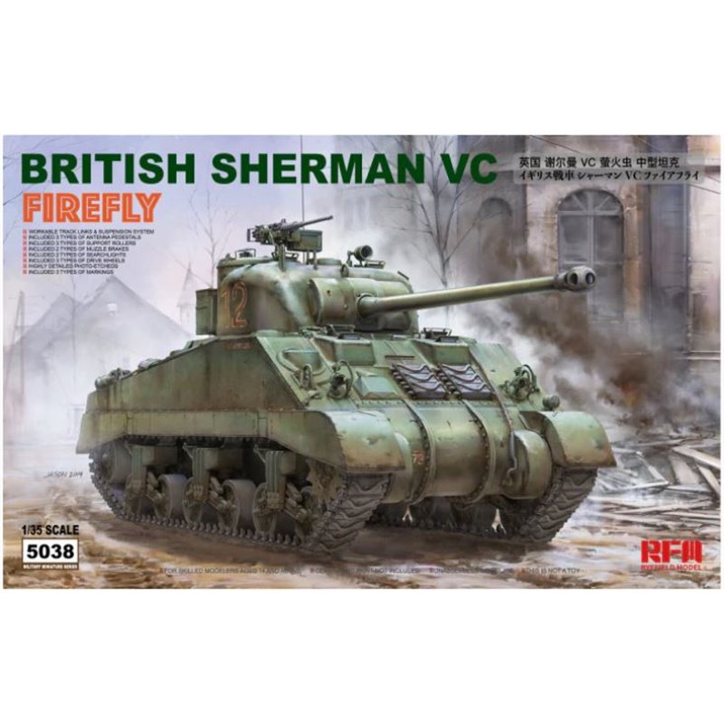 British Sherman VC Firefly RFM 1/35ième Rye-fi15