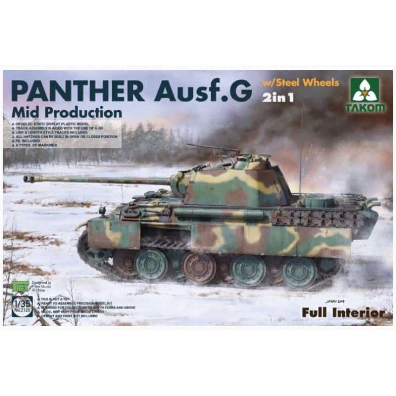 Panther Ausf.G RFM 1/35ième Takom-12