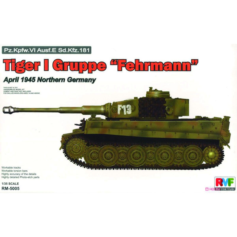 Tigre I Gruppe "Fehrmann" RFM 1/35ième Tigre-10