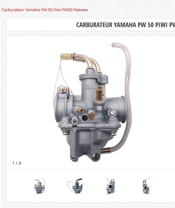 cyclo MBK CT50 3DL moteur yamaha  Carbu_10