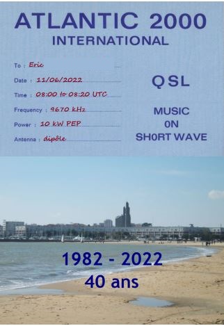eQSL de Atlantic 2000 - 40 ans Atl_2011