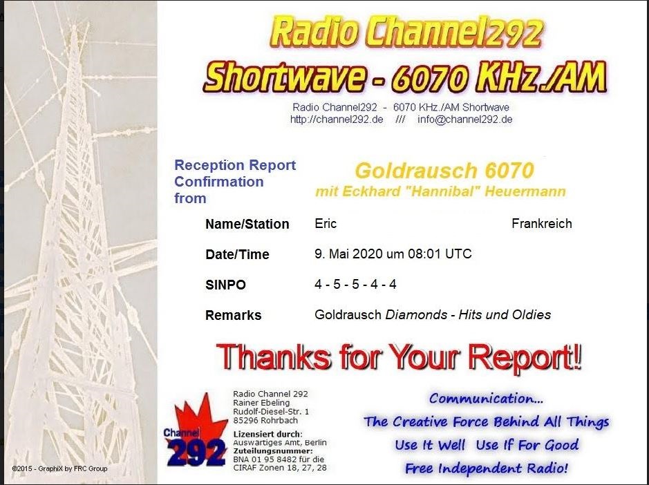 eQSL de radio goldrausch Diamonds Captur36