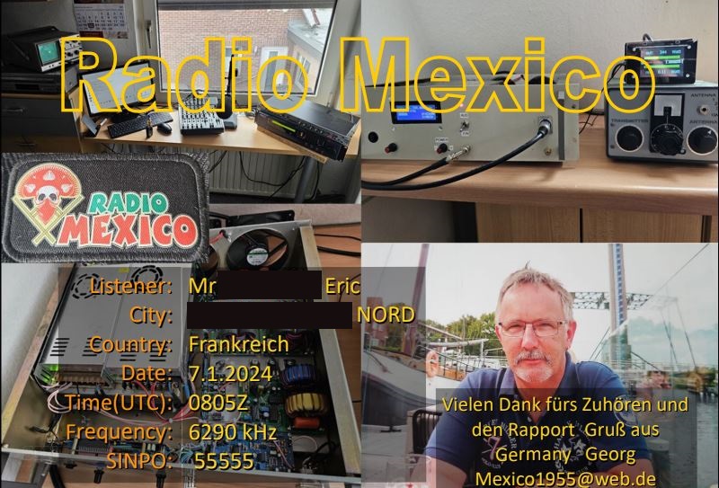 eQSL de radio Mexico Mexico10