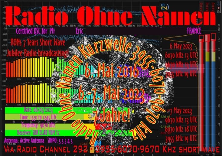 eQSL de RADIO OHNEN NAMEN Ron_111