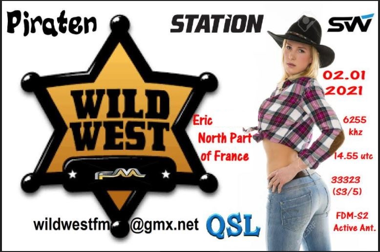 eQSL de wild west FM Wild_w10