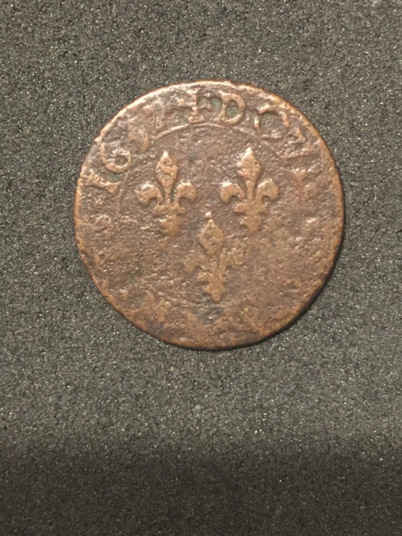 Francia, Luis XIII doble Tournois de 1637 Img-5110