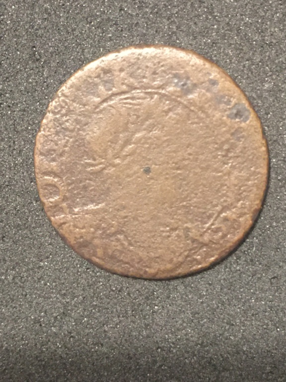 Francia, Luis XIII doble Tournois de 1637 Img-5111